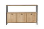 Nordure Solace Consola Roble y Negro